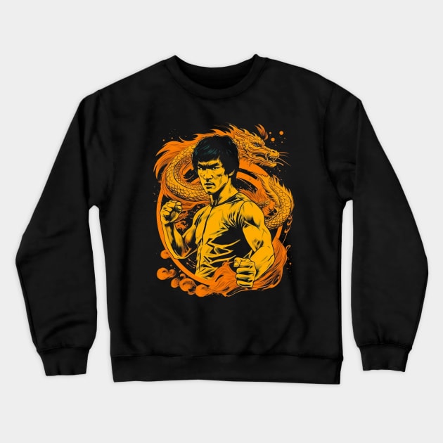 Way of The Dragon Crewneck Sweatshirt by Genbu